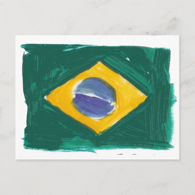 Cartão Postal Bandeira da República do Brasil (Frente)