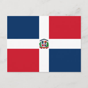 Cartão Postal Bandeira da República Dominicana