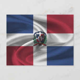 Cartão Postal Bandeira da República Dominicana