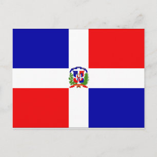 Cartão Postal Bandeira da República Dominicana