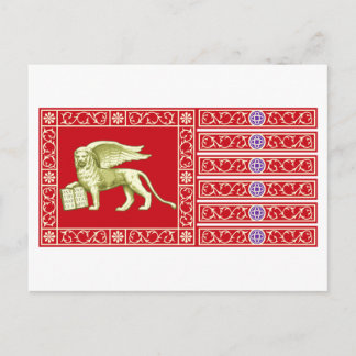 Cartão Postal Bandeira da República Mais Serena de Veneza