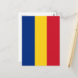 Cartão Postal Bandeira da Romênia