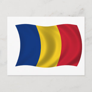 Cartão Postal Bandeira da Romênia