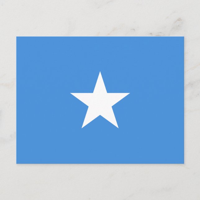 Cartão Postal Bandeira da Somália (Frente)