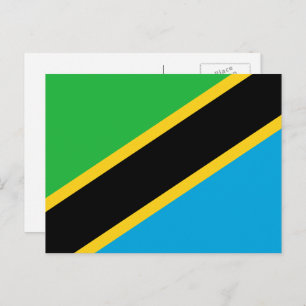 Cartão Postal Bandeira da Tanzânia, Bandeira da Tanzânia