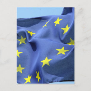 Cartão Postal bandeira da ue