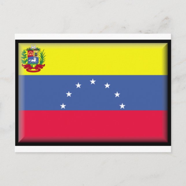 Cartão Postal Bandeira da Venezuela (Frente)