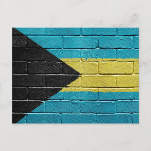 Cartão Postal Bandeira das Baamas