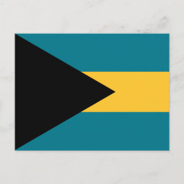 Cartão Postal Bandeira das Baamas, Bandeira das Baamas