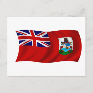 Cartão Postal Bandeira das Bermudas