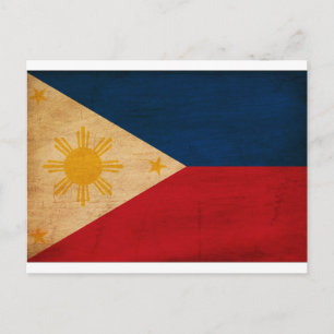 Cartão Postal Bandeira das Filipinas