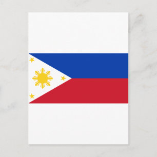 Cartão Postal Bandeira das Filipinas
