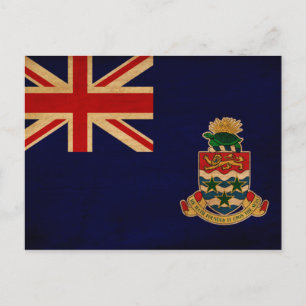 Cartão Postal Bandeira das Ilhas Cayman