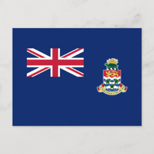 Cartão Postal Bandeira das Ilhas Cayman