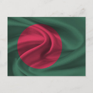 Cartão Postal Bandeira de Bangladesh