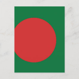 Cartão Postal Bandeira de Bangladesh