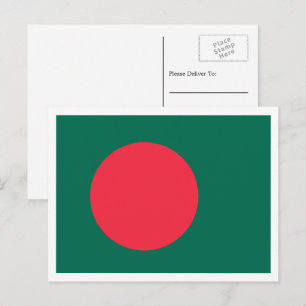 Cartão Postal Bandeira de Bangladesh, Bandeira do Bangladesh