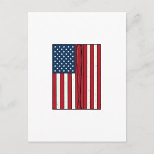 Cartão Postal Bandeira de Beisebol Distressed Vintage Vector Des