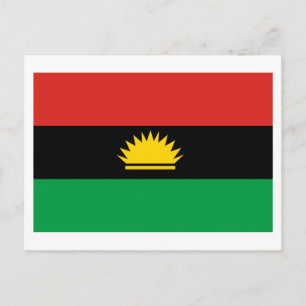 Cartão Postal Bandeira de Biafra (1967-1970)