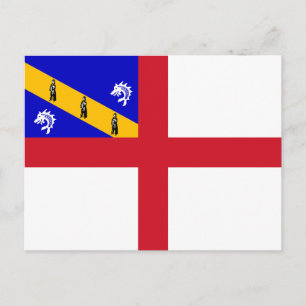 Cartão Postal Bandeira de Herm