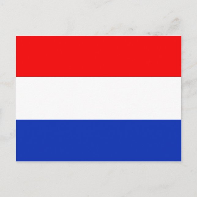 Cartão Postal Bandeira de Holland (Frente)