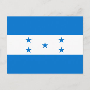 Cartão Postal Bandeira de Honduras