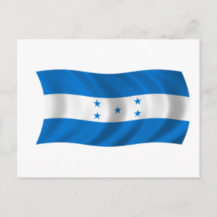 Cartão Postal Bandeira de Honduras