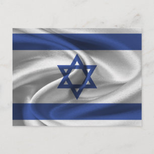 Cartão Postal Bandeira de Israel