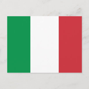 Cartão Postal Bandeira de Itália