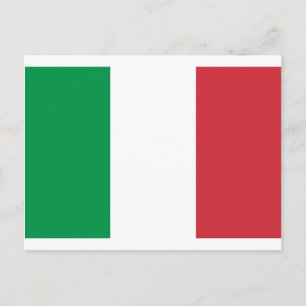 Cartão Postal Bandeira de Itália