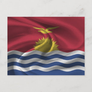Cartão Postal Bandeira de Kiribati