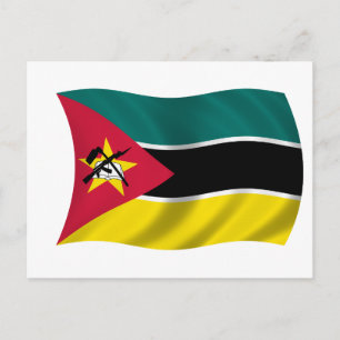 Cartão Postal Bandeira de Moçambique