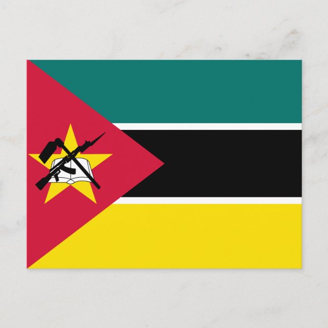 Cartão Postal Bandeira de Moçambique (Frente)