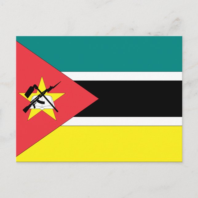 Cartão Postal Bandeira de Moçambique (Frente)