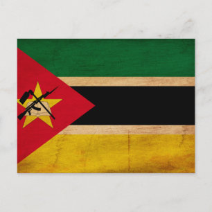 Cartão Postal Bandeira de Moçambique