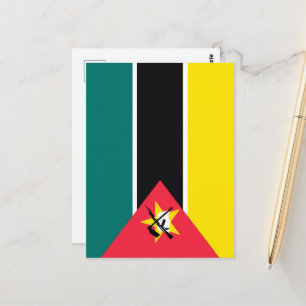 Cartão Postal Bandeira de Moçambique