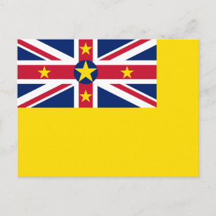 Cartão Postal Bandeira de Niue