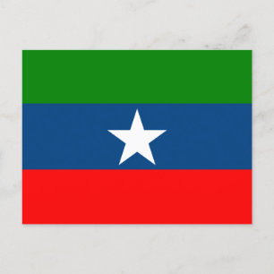 Cartão Postal Bandeira de Ogaden