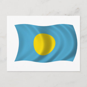 Cartão Postal Bandeira de Palau