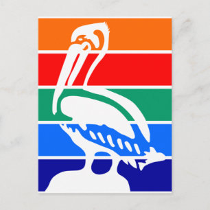 Cartão Postal Bandeira de Petersburgo, Flórida