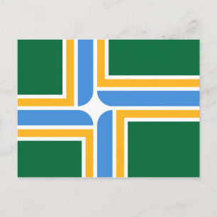 Cartão Postal Bandeira de Portland (Oregon)