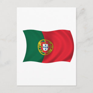 Cartão Postal Bandeira de Portugal