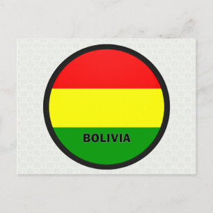 Cartão Postal Bandeira de qualidade do Fórum da Bolívia