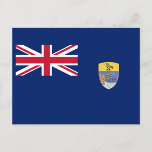 Cartão Postal Bandeira de Santa Helena