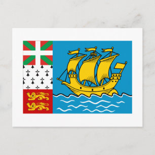 Cartão Postal Bandeira de São Pedro e Miquelão