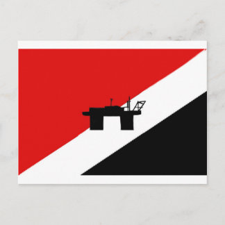 Cartão Postal bandeira de Sealand