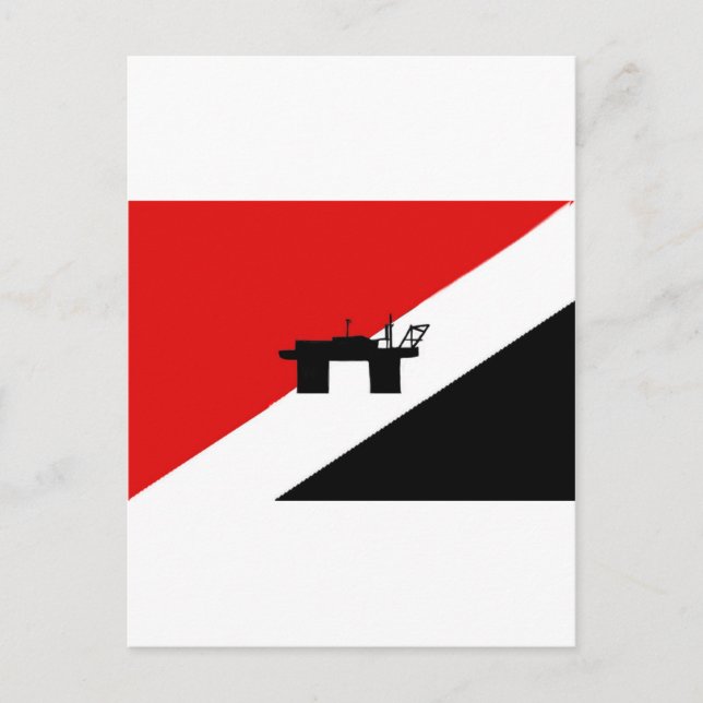 Cartão Postal bandeira de Sealand (Frente)