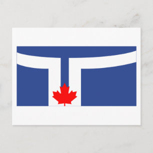 Cartão Postal Bandeira de Toronto