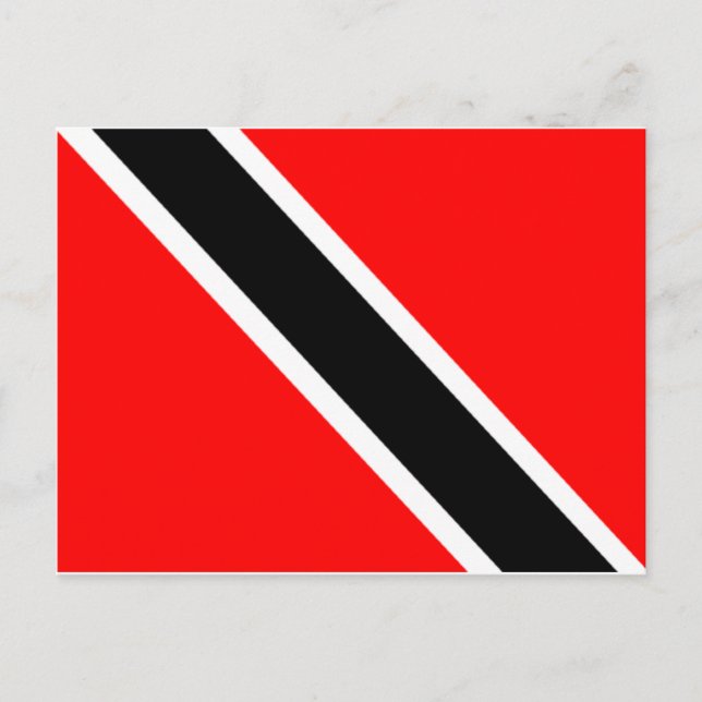 Cartão Postal Bandeira de Trinidad (Frente)