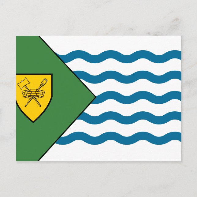 Cartão Postal Bandeira de Vancouver (Canadá) (Frente)